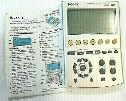 Sony av3000 universal - rm-av3000,