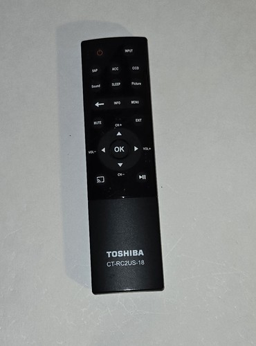 Toshiba black rc2us 18 - black, ct-rc2us-18