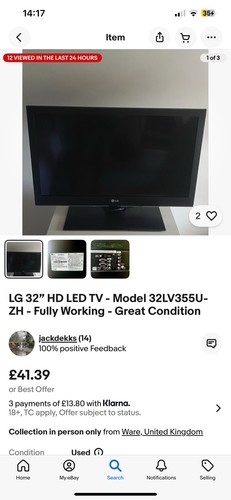 Selling 32 inches its - selling, my